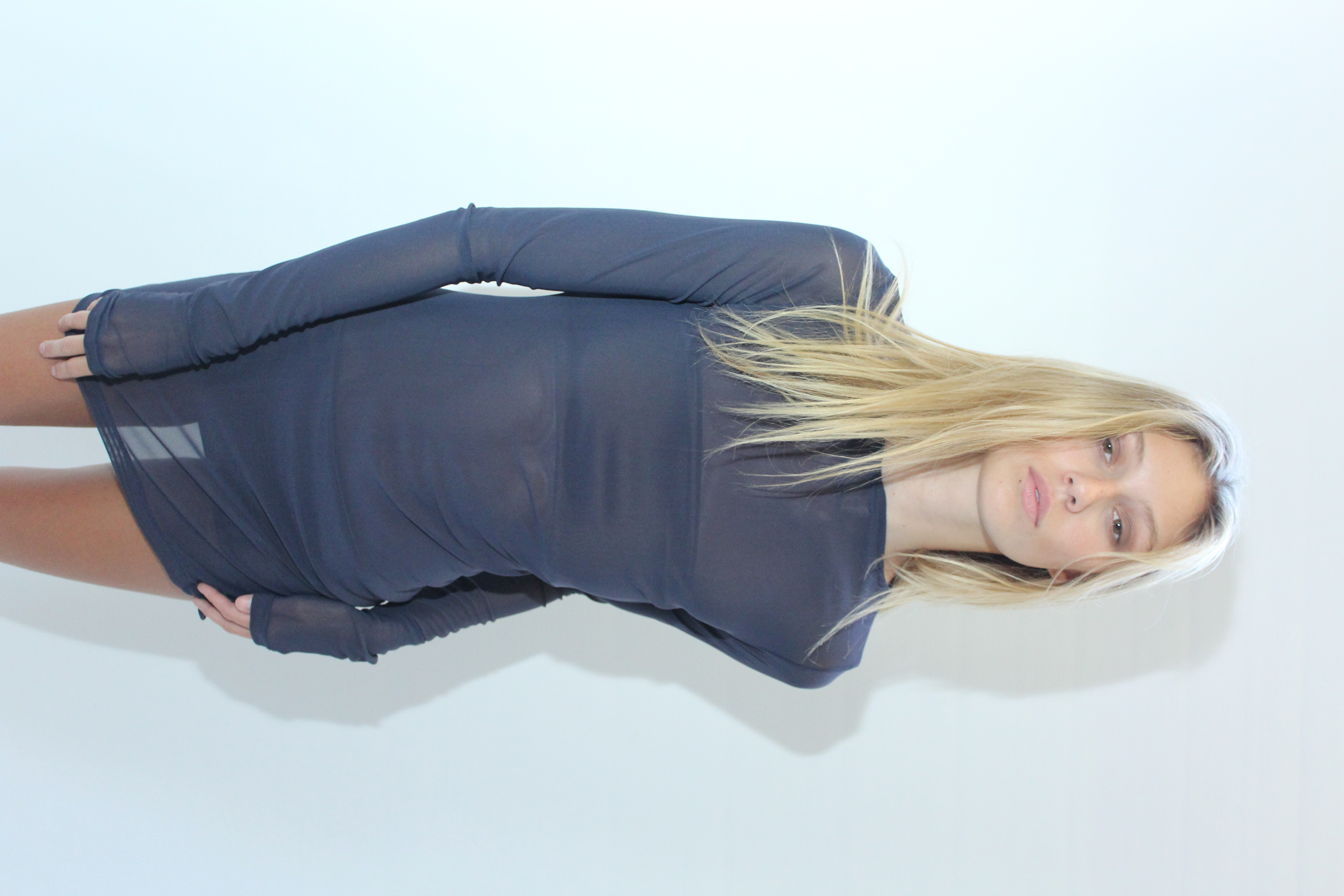 MASHA SHORT DRESS//NAVY 
