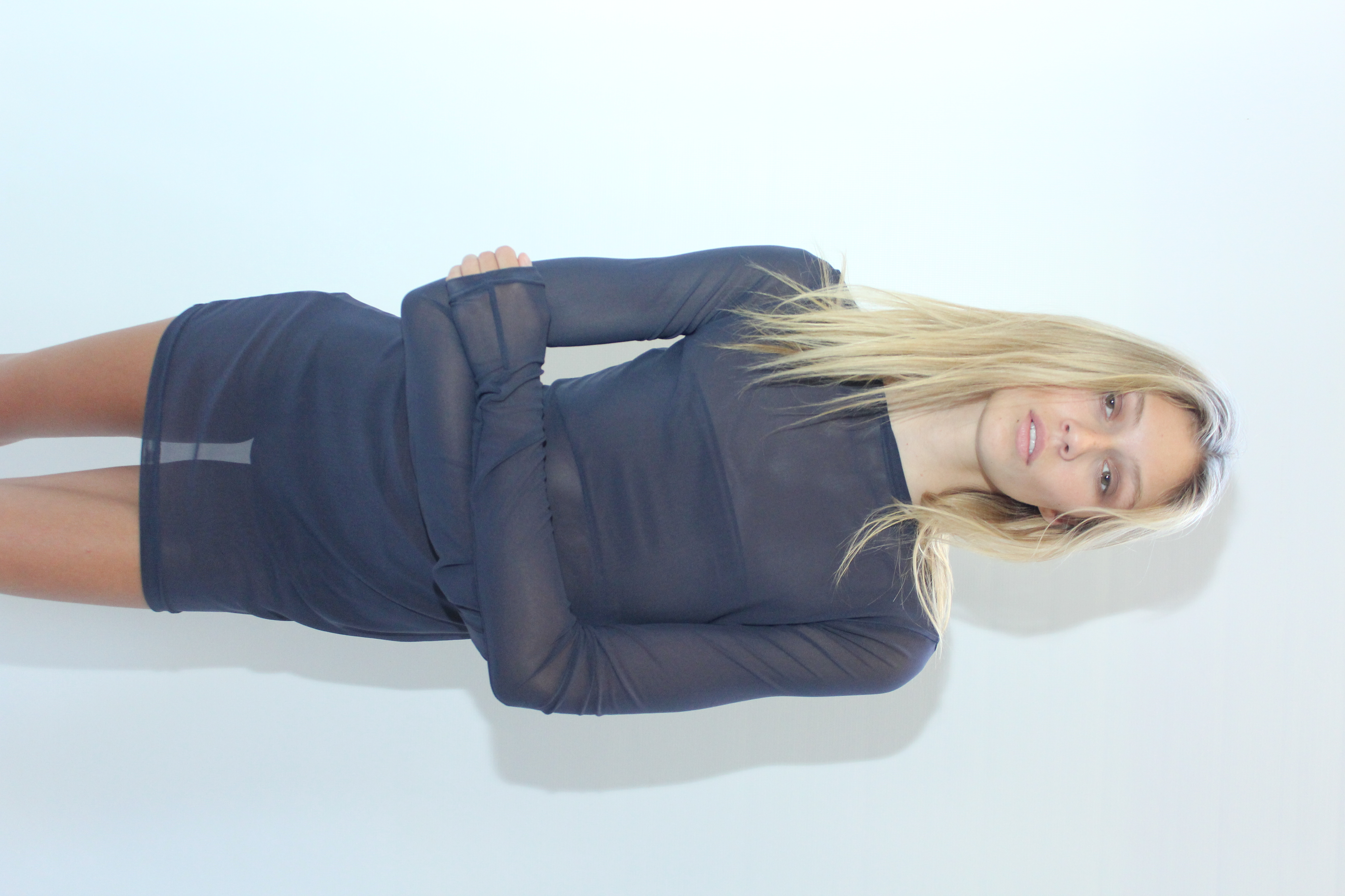 MASHA SHORT DRESS//NAVY 