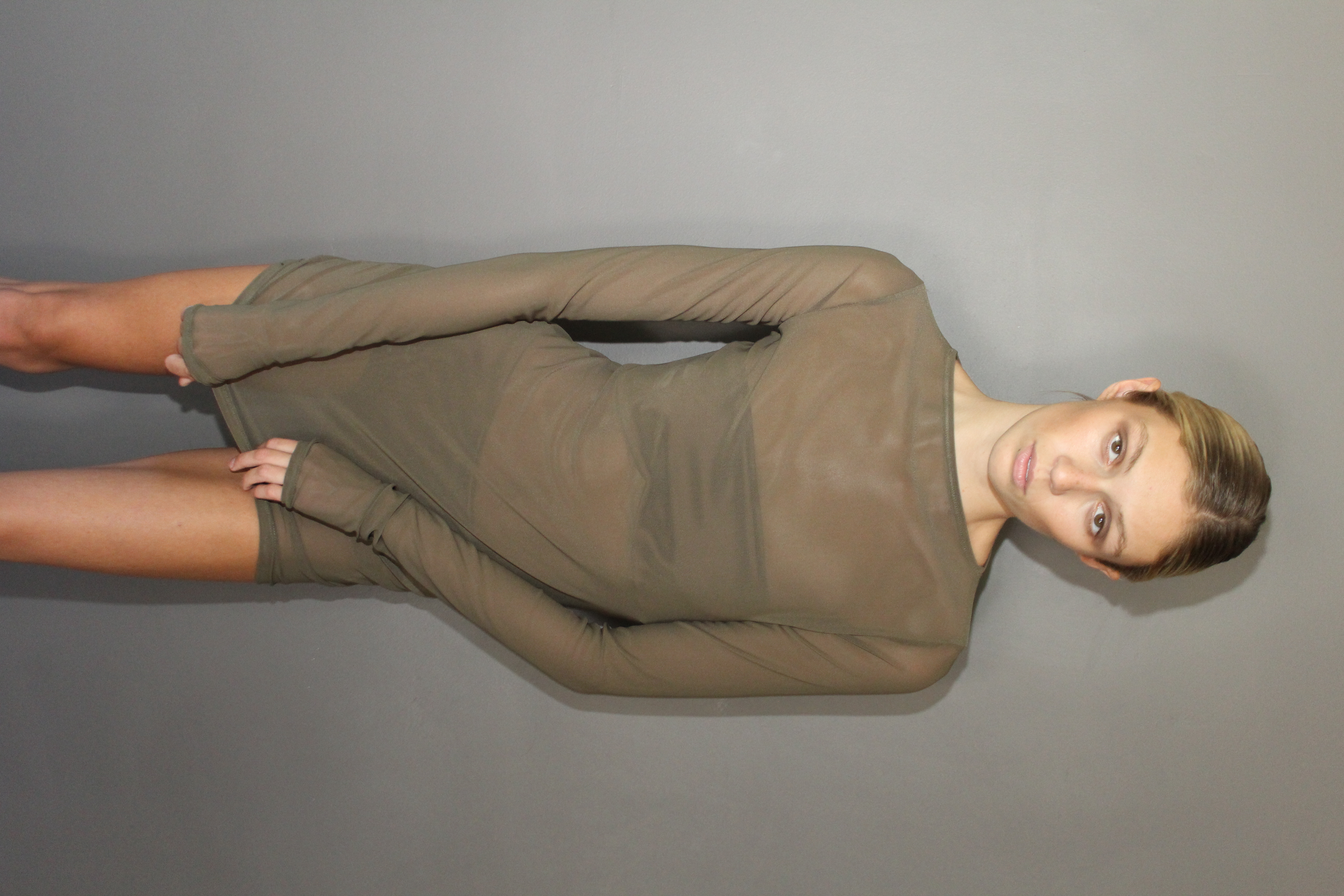 MASHA SHORT DRESS// KHAKI