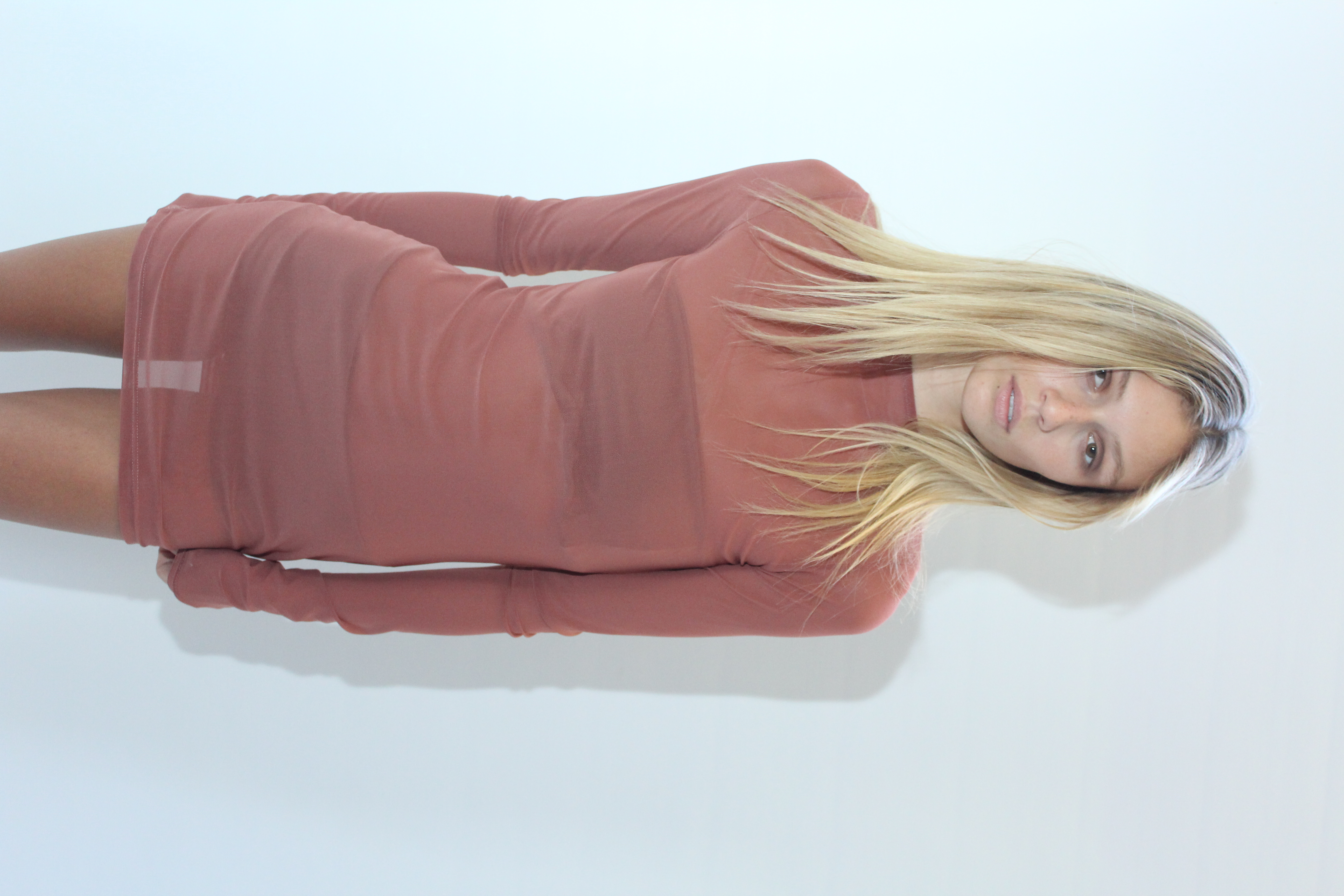 MASHA SHORT DRESS//CORAL