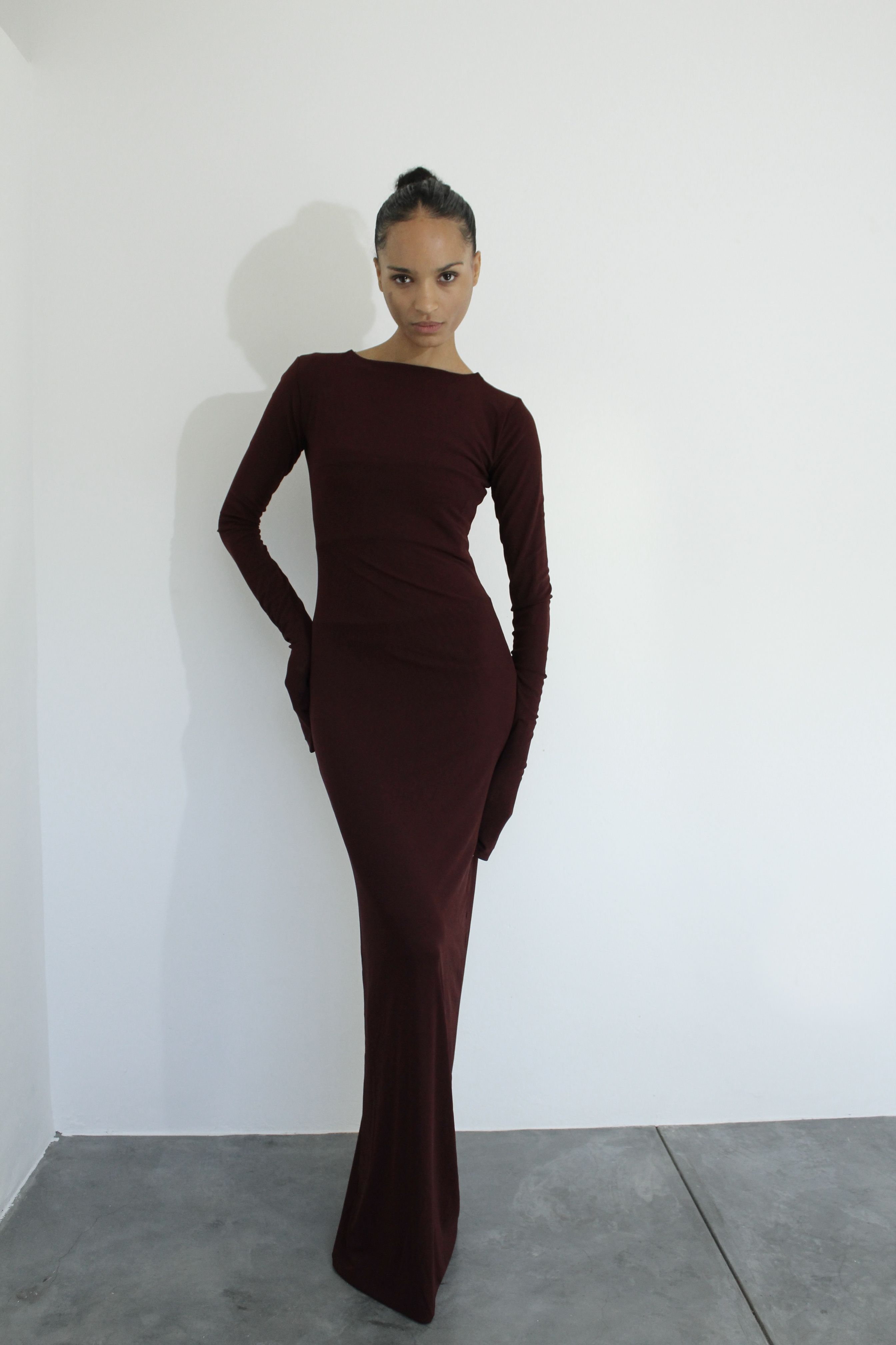 CHLOE LONGDRESS//BORDEAUX