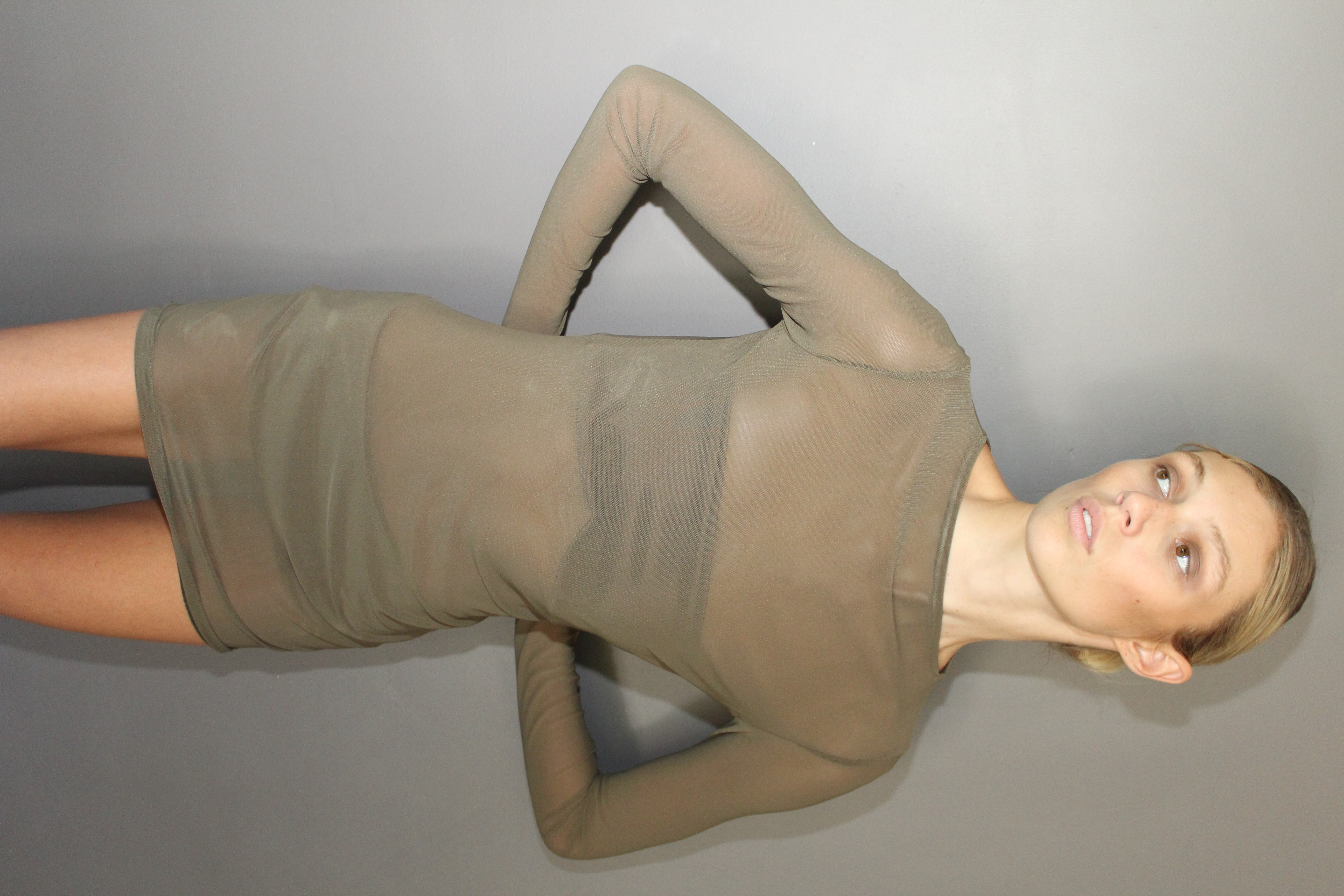 MASHA SHORT DRESS// KHAKI