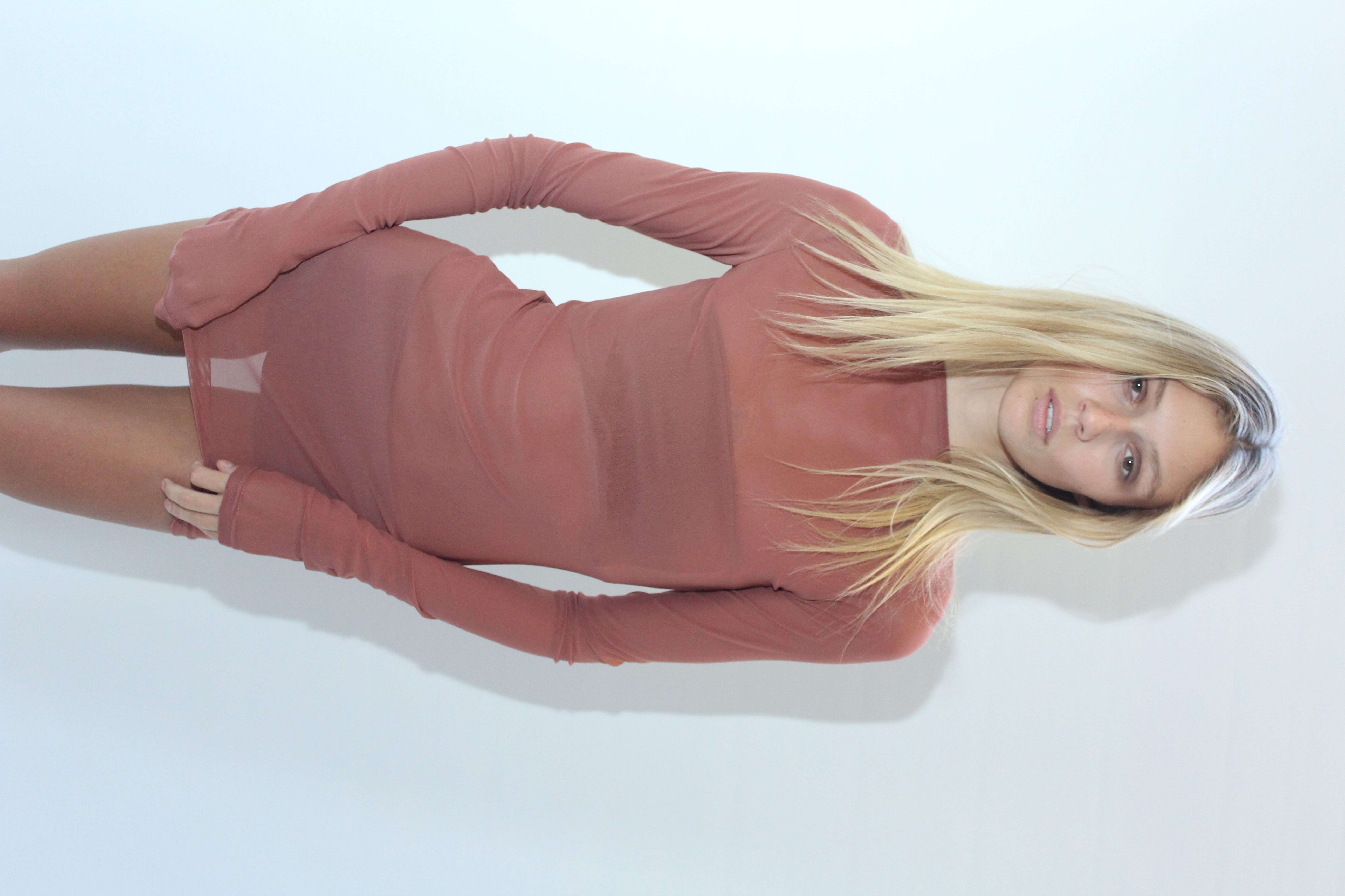 MASHA SHORT DRESS//CORAL