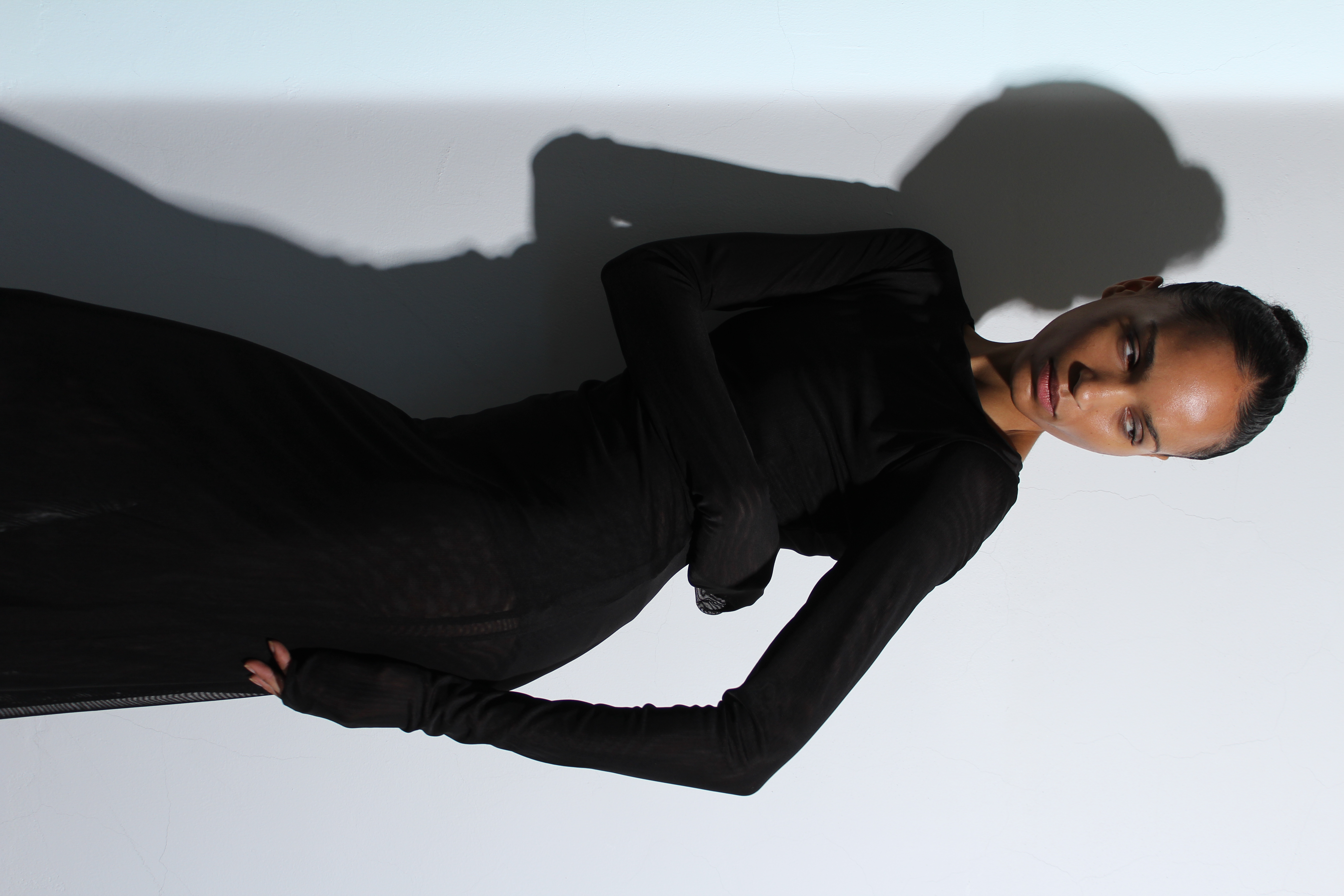 CHLOE LONGDRESS// BLACK