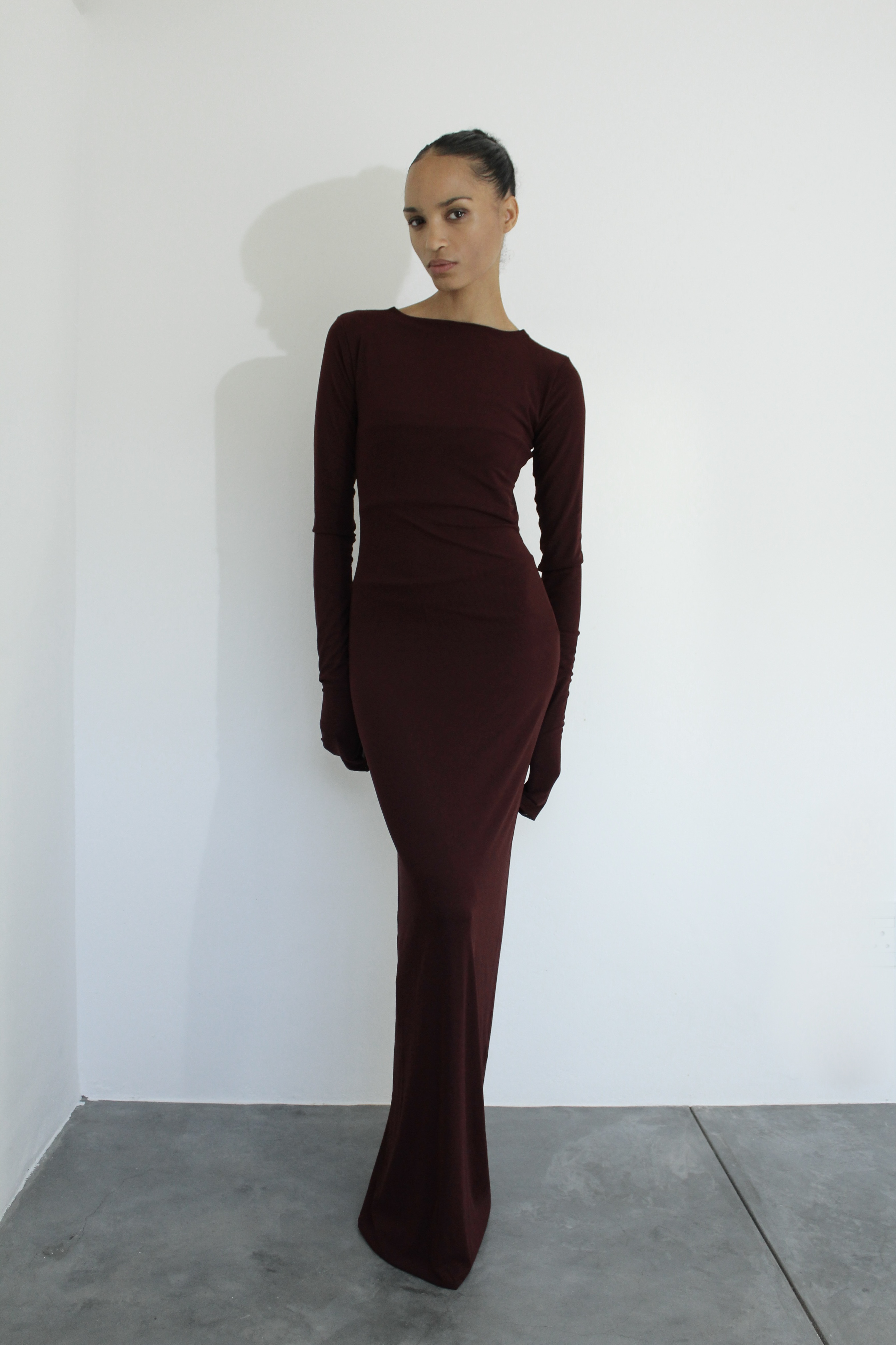 CHLOE LONGDRESS//BORDEAUX
