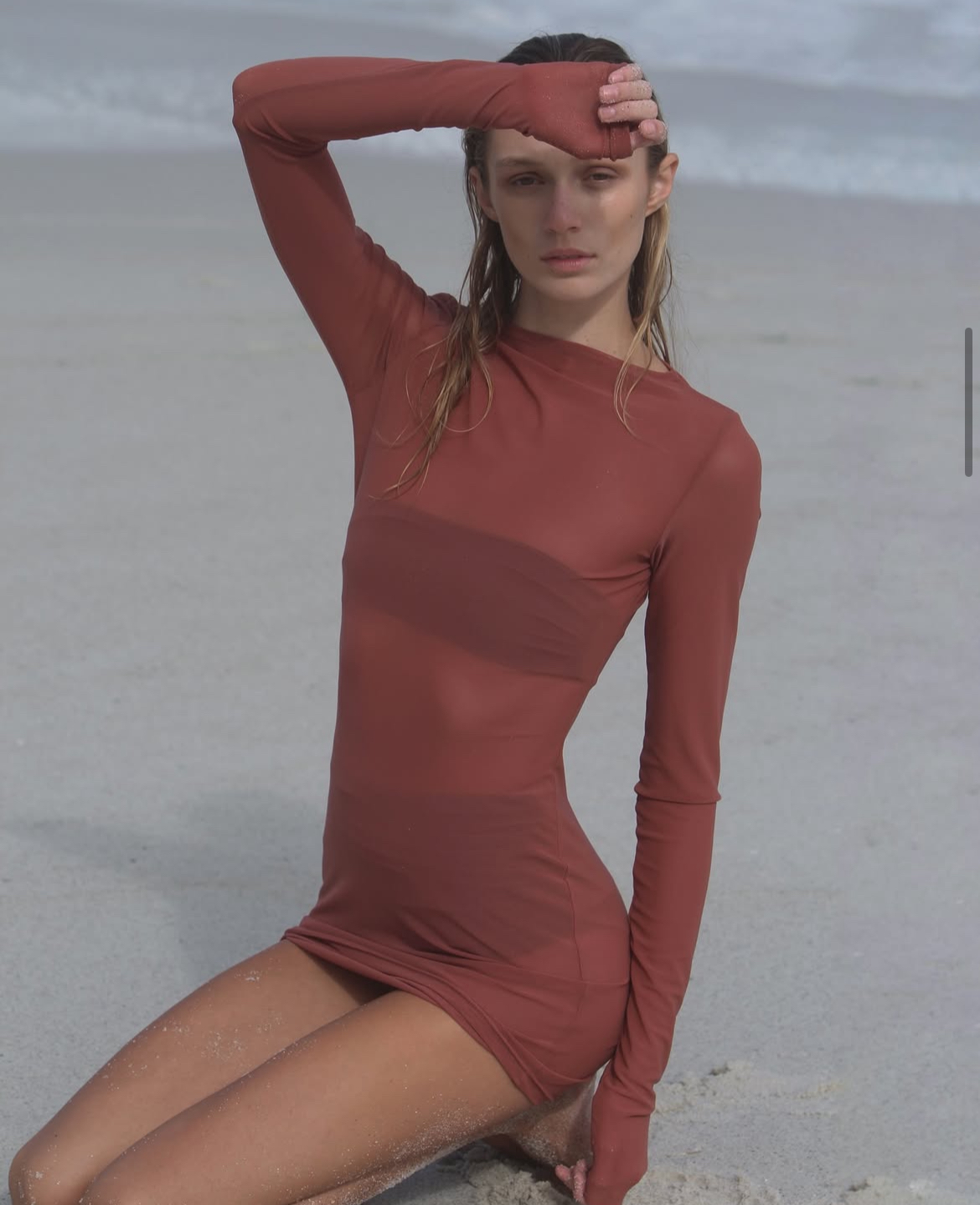 MASHA SHORT DRESS//CORAL